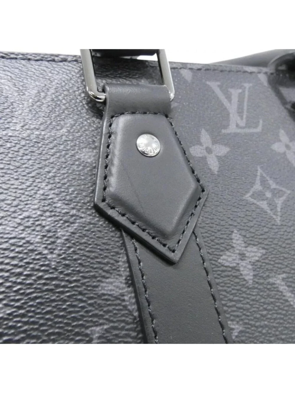 Louis Vuitton Monogram Eclipse Sac Plat Cross Bag